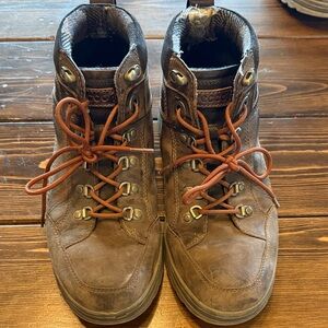 ECCO Men's Dark Brown Hiking Boots